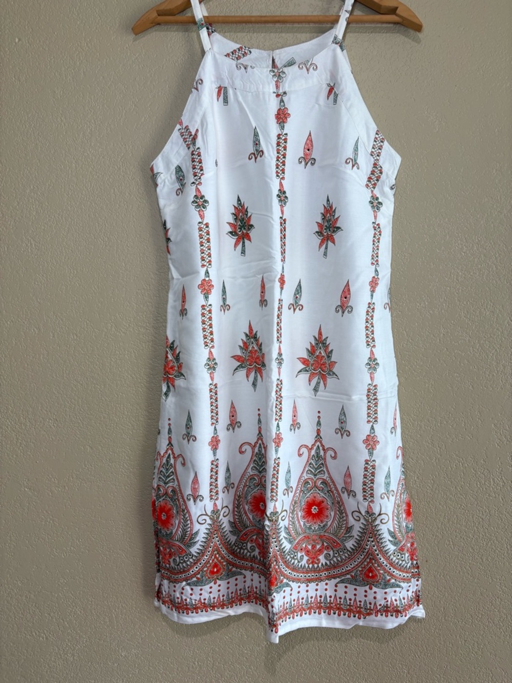 Lapogee Colorful Sleeveless Boho Paisley Print Dress